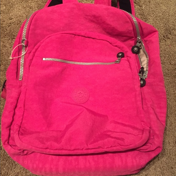 kipling pink backpack